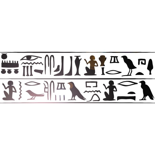Vinyl Wall Decal Egyptian Pyramid Hieroglyphs Symbol Ancient Egypt Stickers