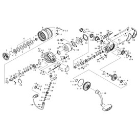 Genuine Daiwa Parts 22 Exist PC LT2500 Spool (2-12) Part Number: 9 Part Code: 128E96
