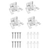 Angoily 4PCS Roman Blind Fixing Brackets, Lock Blind Brackets, Window