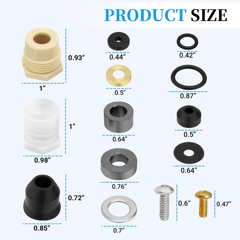 630-7755 Wall Hydrant Repair Kit Compatible with Prier Faucet Repair