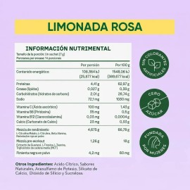 Pre Entreno Bloom en Polvo para Energía y Enfoque | Con Cafeína, Beta Alanina y L-Citrulina | Sabor Limonada Rosa | 14 Sobres Sin Azúcar