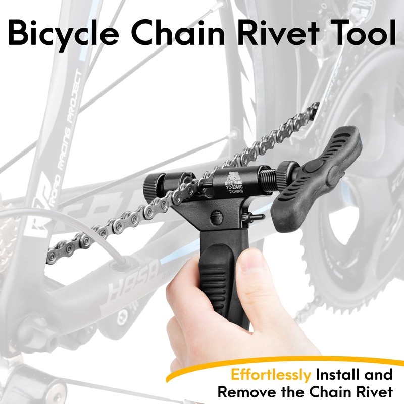 BIKEHAND Bike Bicycle Chain Wear Checker, Quick Master Link Pliers