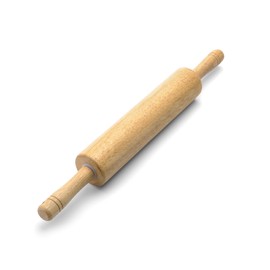 Farberware Classic Wood Rolling Pin for Baking, Professional Hardwood Dough Roller with Comfort Grip Handles for Pizza, Pie Crust, Pastry and Cookie Making, 18 Inch Total Length