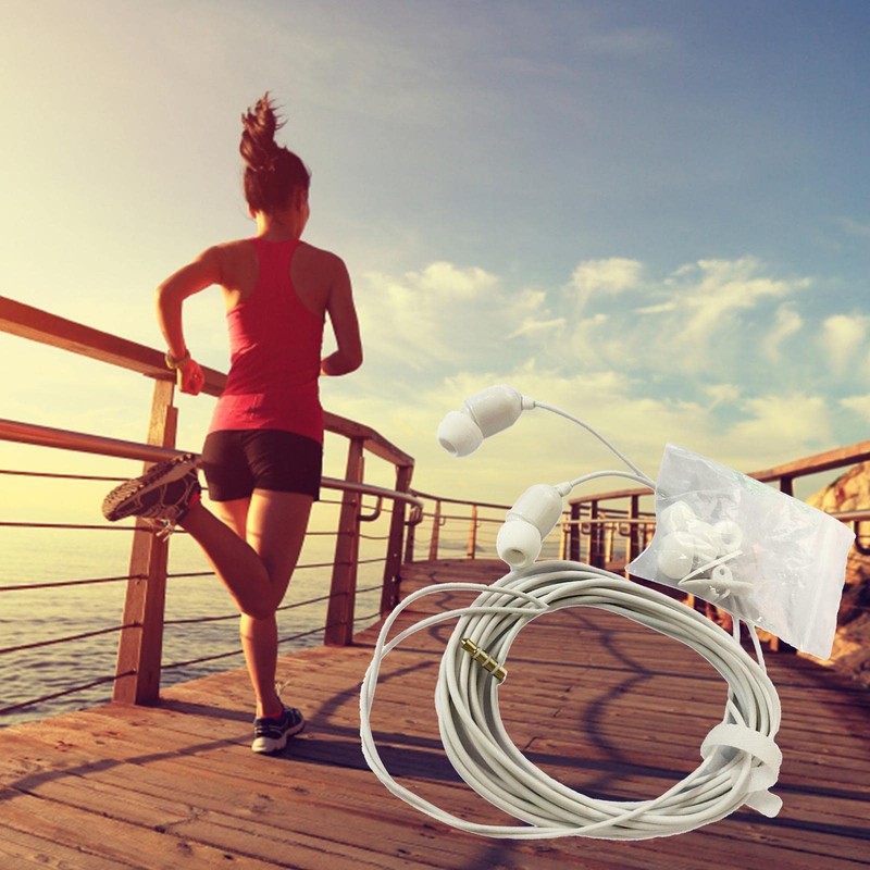 Ear Buds with Long Wired Cord | Noise Canceling Earphones