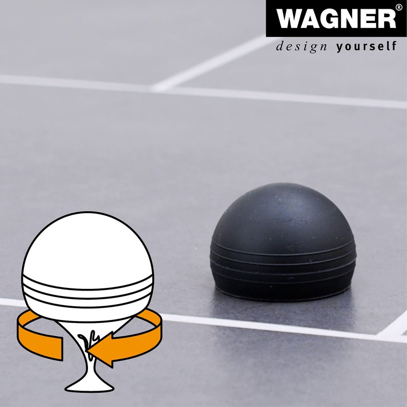 WAGNER 15515311 Designer Floor Door Stopper Screw or Glue Diameter