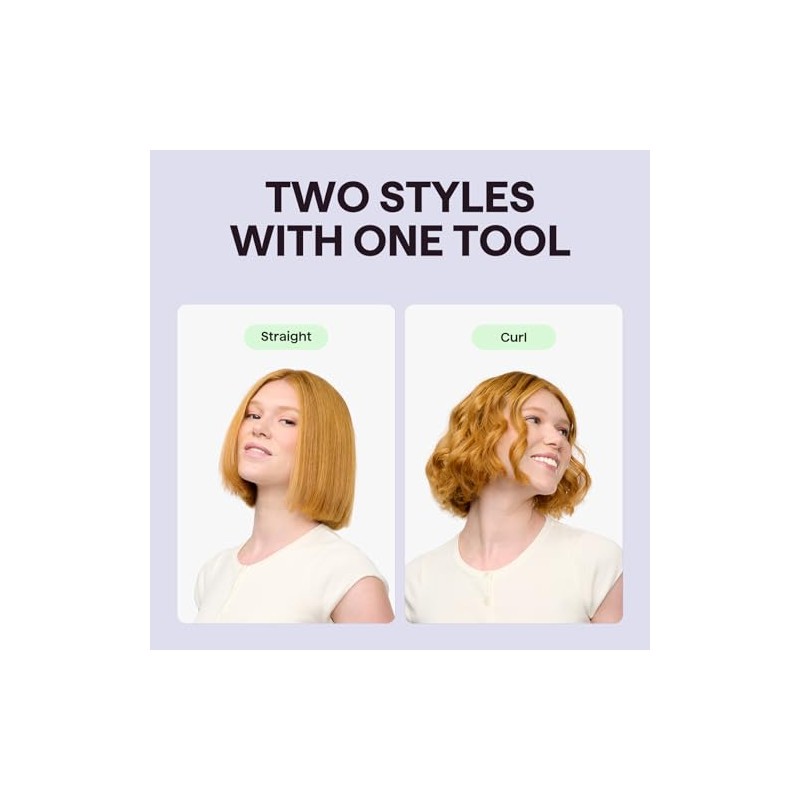 Wavytalk 0.65" Pencil Flat Iron, Cool Curl Pencil, Small Airflow
