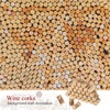 Qunclay 300 Pcs Natural Wood Wine Corks, Cork Stoppers for