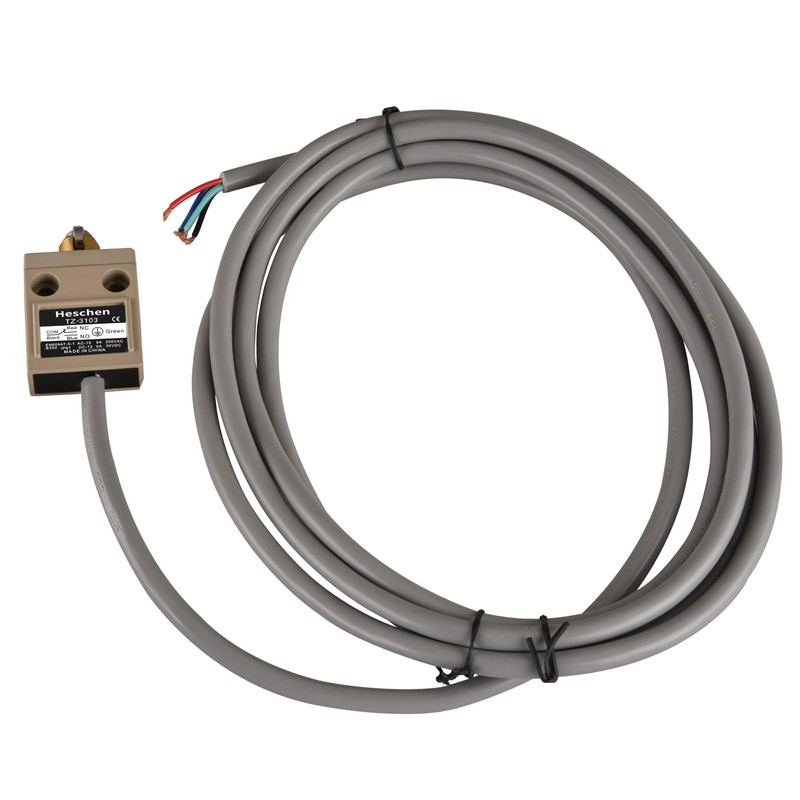 Heschen Compact Prewired Limit Switch, TZ-3103, Cross Roller Plunger, SPDT,