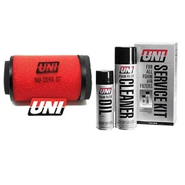 UNI FILTER Muti-Stage Competition Air Filter Kit - Compatible with Kawasaki Teryx
