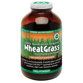 Green Nutritionals Australian 100% Organic WheatGrass Powder 200g