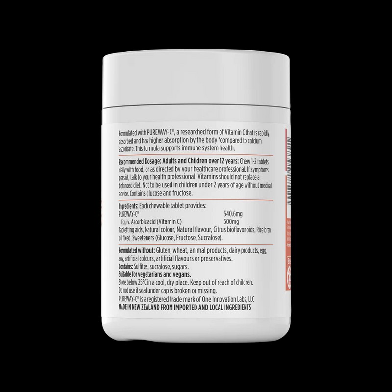 Nutra-Life NutraLife Rapid-C 500mg Chew 120 Tablets