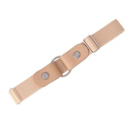 MMONY Women's Elastic No Buckle Belt, Stretchy Waist Belt (Khaki)