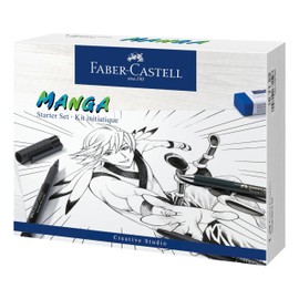 Faber-Castell - Pitt Artist Pen India Ink Pen, Manga Starter Set (167152)