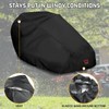 Zero Turn Mower Cover with Bagger Attachment, Riding Lawn Mower