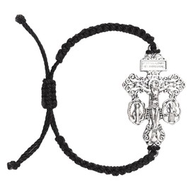 Pardon Crucifix Religious Bracelet for Women Men,St Benedict Bracelet,Milagrosa Medal Bracelet,La Cruz Del Perdon Catolica,Crucifijo Del Perdon,Crucifijos Catolicos,Medalla De San Benito Bracelet