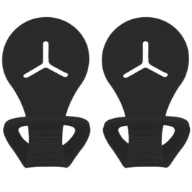 Pack of 2 Waste Bag Holders, Practical Accessory for Dog Waste Bags, Hands-Free Dog Lead Waste Bag Holder, Canvas Bag Holder for Dog Walking (Black)