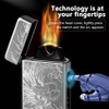 YOZWOO Electric Lighter Rechargeable, High Power Flame Arc Lighter, USB