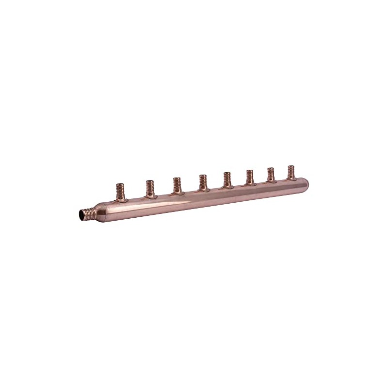SharkBite 535522 Copper PEX Manifold Crimp Multi Tee, 8 Port