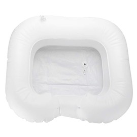Cómodo lavabo inflable para champú, lavabo inflable de PVC para lavar el cabello, lavabos portátiles para el cabello, champú, kit de lavabo inflable para champú para ancianos, herramienta para