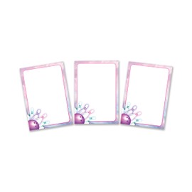 Party Bags Children's Birthday 12 Mini Notepads Bowling Cones Party Favours for Girls Boys Birthday Girls Birthday A7 Format