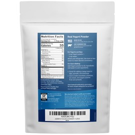 Judee’s Yogurt Powder 11.25oz - 100% Non-GMO, rBST Hormone-Free - Gluten-Free & Nut-Free - Made from Real Dairy - Made in USA - Make Homemade Yogurt and Tangy Dips, Dressings, and Toppings