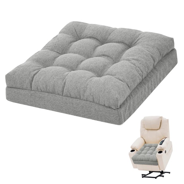 baibu Recliner Cushions for Elderly, 20x20x5 Inch Thick Dual-Layer Patent