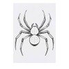 Azeeda 'Spinnen-Draufsicht' Temporäres Tattoo - Hautfreundlicher & Ungiftiger Abziehbild ·