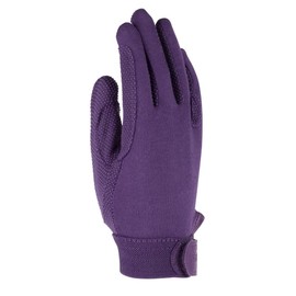 Cotton Pimple Gloves - Kids Purple L