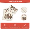 Artoid Mode Plank Trees Deer Ball Christmas Table Runner, Seasonal