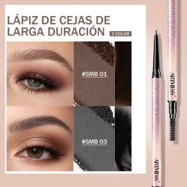 Artmiss Lápiz Cejas Con Cepillo Gris 0.1g Maquillaje Cejas                                                                                            