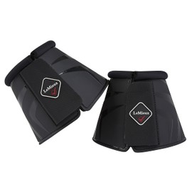 LeMieux ProShell Overreach Horse Boots - Over Reach or Bell Boots for Horses - Protective Gear and Training Equipment - Equine Boots, Wraps & Accessories (Black/Medium)