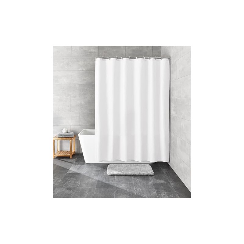 Kleine Wolke showercurtain, White, 240 x 180 cm