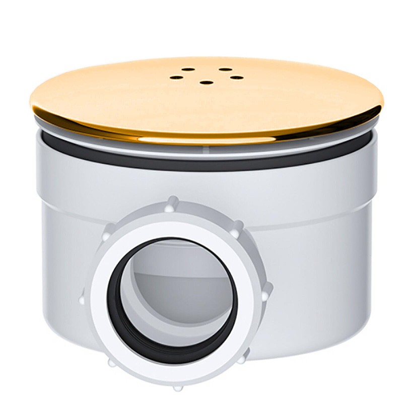 SPARES2GO Shower Trap for 90mm Tray Plug Hole 1.5" Luxury