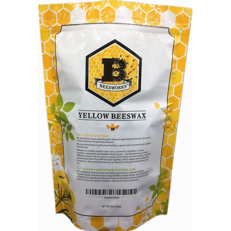 Beesworks Yellow Beeswax Pellets - 2 lb