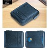 Admetus RFID Wallet for Men Leather Zip Wallet Bifold Card