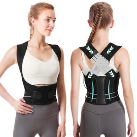 SOARFLY Back Straightener for Men and Women, Strap for Straight Back Posture Correction, Comfortable and Breathable, Back Posture Strap, Adjustable to Support Neck, Back, Shoulder, 3XL