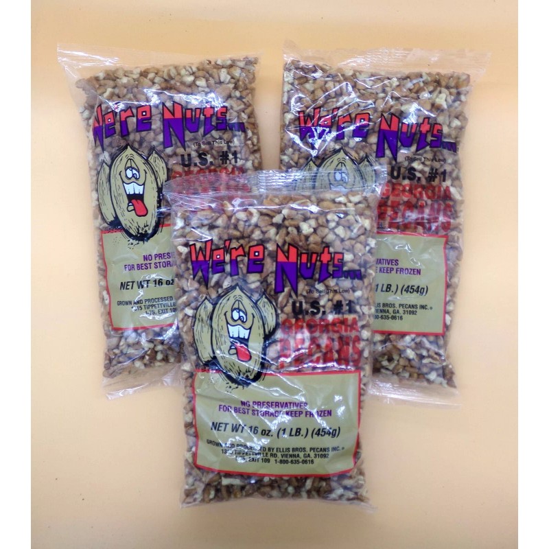 We're Nuts U.S. #1 Georgia Pecan Pieces - 2023 Crop