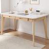 IOTXY Solid Wood Writing Desk - Home Office Workbench Desk