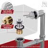 PRIMSOPH Lift Turn Tub Drain Trim Kit with Two Hole