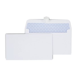 Staples EasyClose Security Tinted #6 3/4 Business Envelopes, 3 5/8-inch x 6 1/2-inch, White, 300/Carton (ST50313-CCVS)