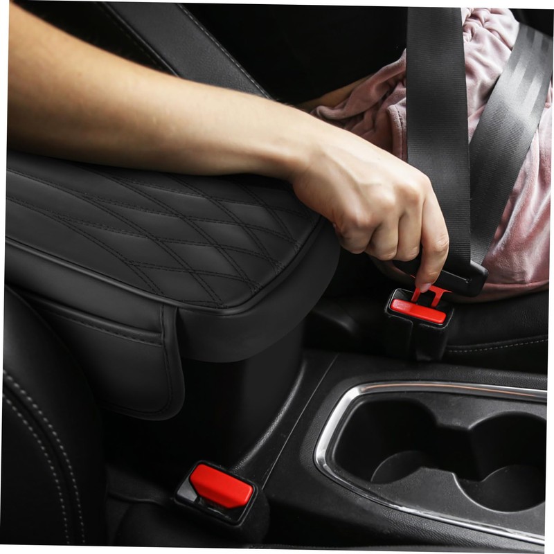 Cabilock Armrest Cover Pad Car Console Cushion Soft Padding Easy