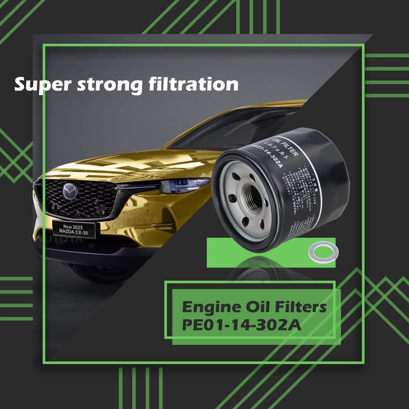 Kefly PE01-14-302A Engine Oil Filters Fits for Mazda 3 6