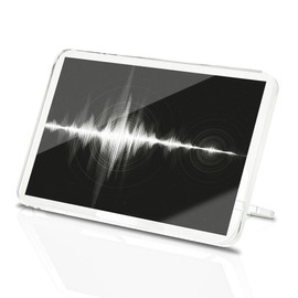 Classic Rectangle Magnet with Stand - Richter Scale Sound Wave Music Digital - Fridge Locker Office Whiteboard Toolbox #51913