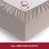 Mellanni Extra Deep Pocket Twin XL Fitted Sheet - Iconic