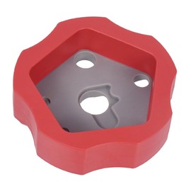 Famimueno Bench Block Universal Non-Slip Tool Pedestal Maintenance Tool Hole (Red/Gray, Diameter Approx. 3.9 inches (10 cm)