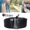 Leapiture 5800PSI 1/4 Inch High Pressure Sewer Jet Hose 100ft