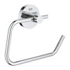 GROHE Start QuickFix Toilet Roll Holder without Cover (Metal, Concealed