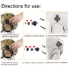 1 Pair Tactical Helmet Holder, Bracket Left Right Side Headset