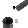 TA-VIGOR Impact Hex Bit Socket, 1/2" Drive x H17 (17mm)