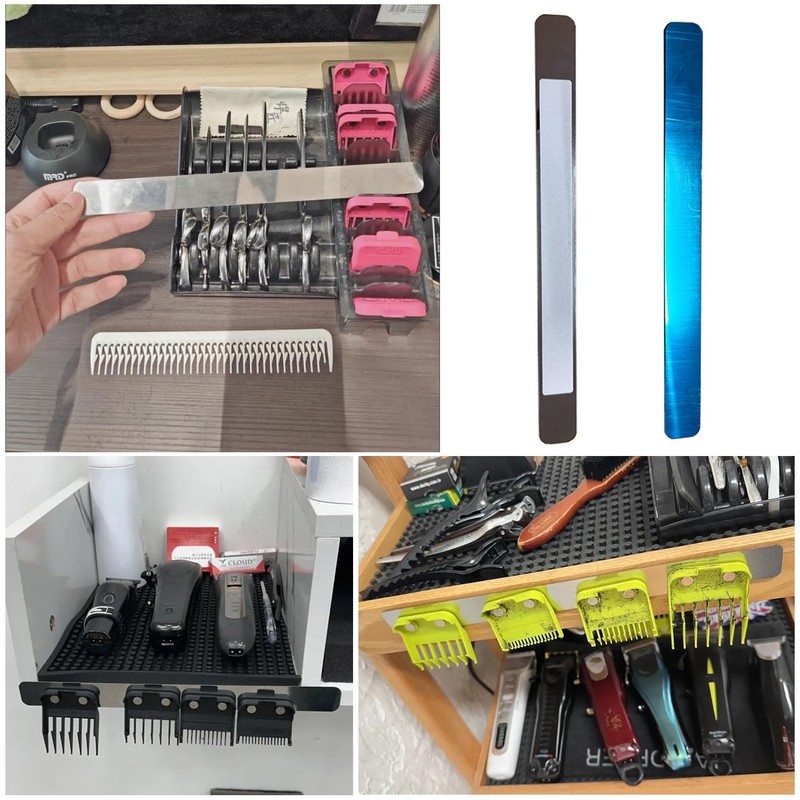 RecDec 2 Pack Magnetic Clipper Guards Organizer Magnetic Comb Holder